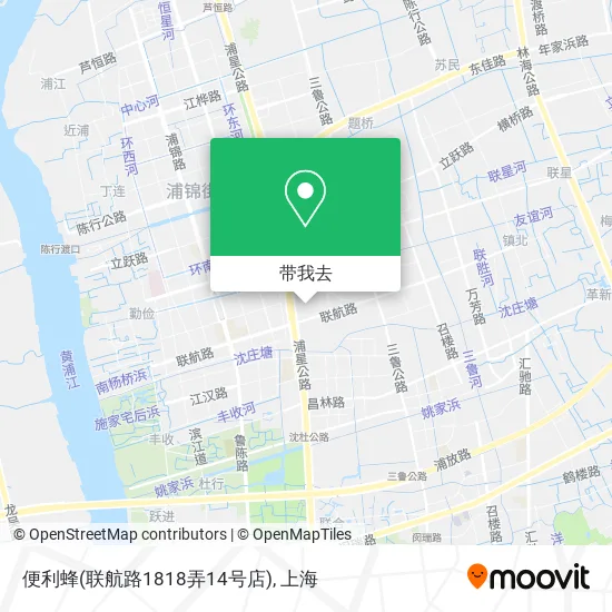 便利蜂(联航路1818弄14号店)地图
