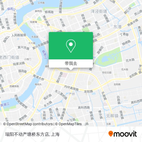 瑞阳不动产塘桥东方店地图