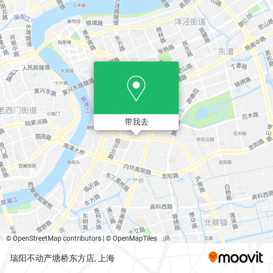 瑞阳不动产塘桥东方店地图