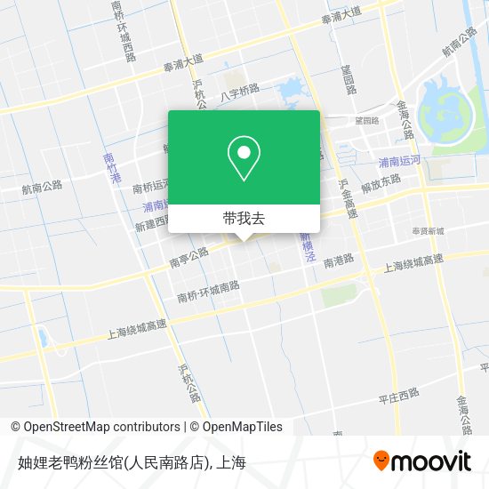 妯娌老鸭粉丝馆(人民南路店)地图