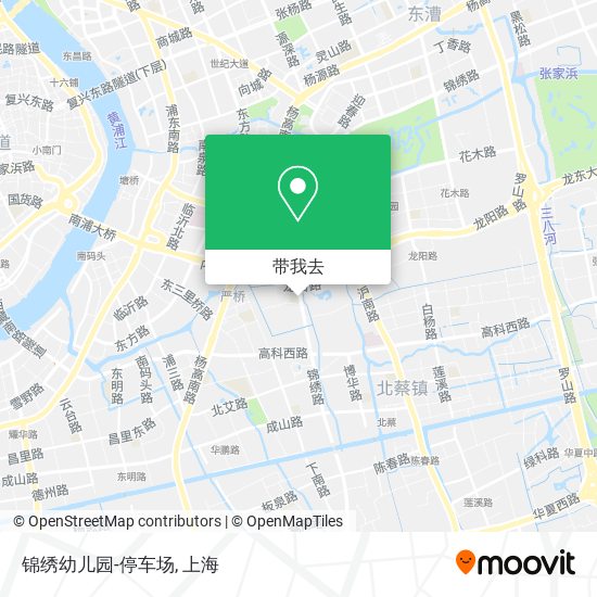 锦绣幼儿园-停车场地图