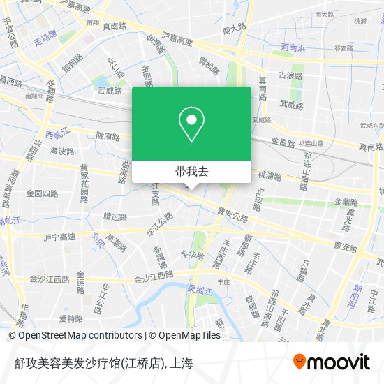 舒玫美容美发沙疗馆(江桥店)地图