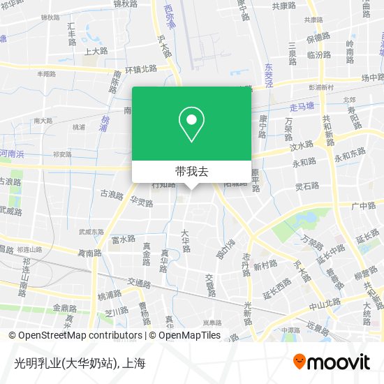 光明乳业(大华奶站)地图