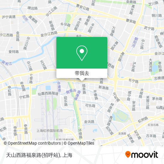 天山西路福泉路(招呼站)地图