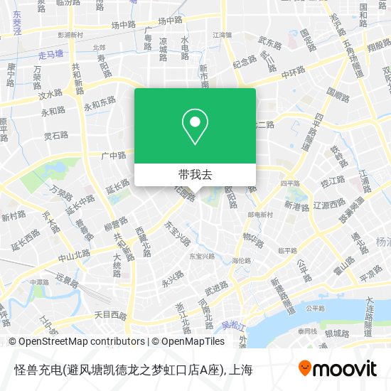 怪兽充电(避风塘凯德龙之梦虹口店A座)地图