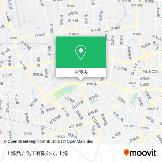 上海鼎力化工有限公司地图