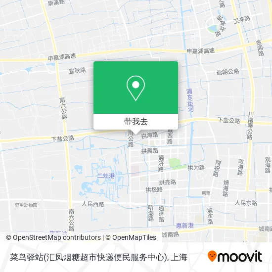 菜鸟驿站(汇凤烟糖超市快递便民服务中心)地图