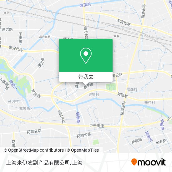 上海米伊农副产品有限公司地图