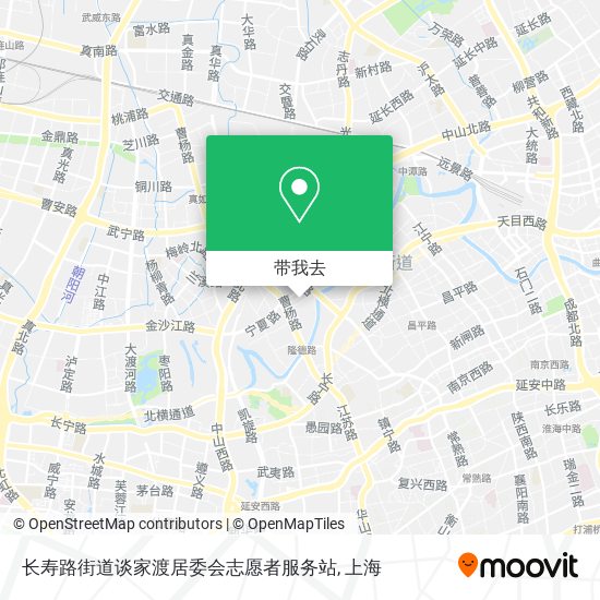 长寿路街道谈家渡居委会志愿者服务站地图