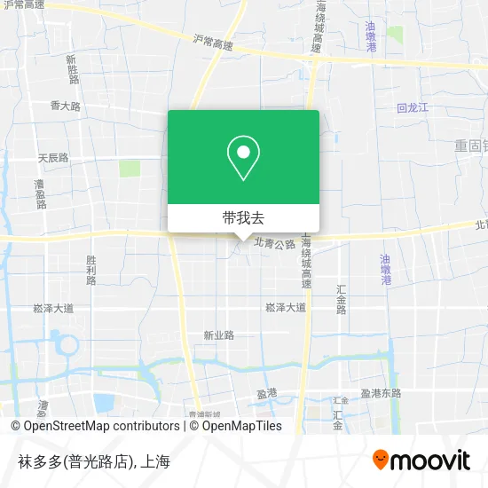 袜多多(普光路店)地图