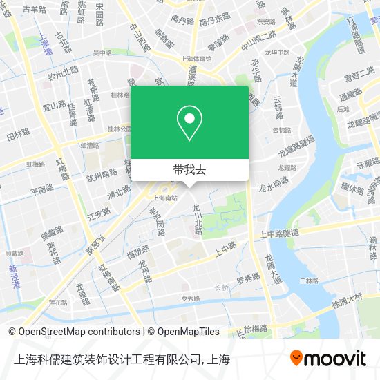 上海科儒建筑装饰设计工程有限公司地图