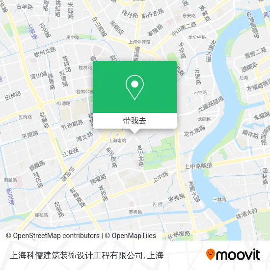 上海科儒建筑装饰设计工程有限公司地图