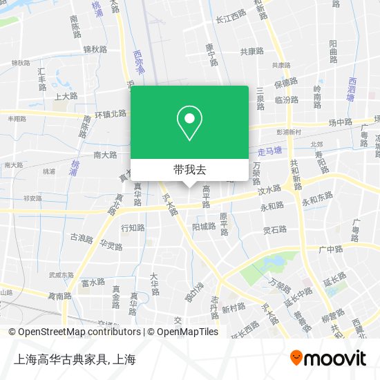 上海高华古典家具地图