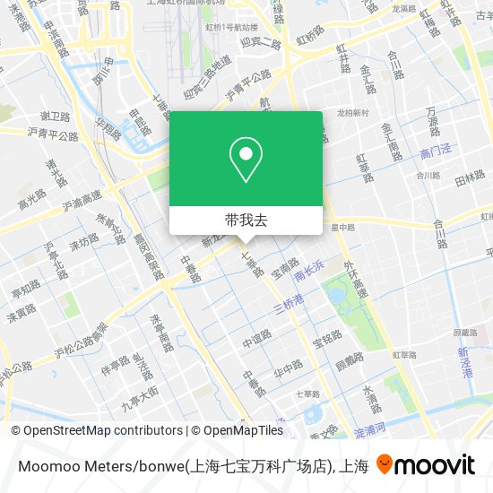 Moomoo Meters/bonwe(上海七宝万科广场店)地图