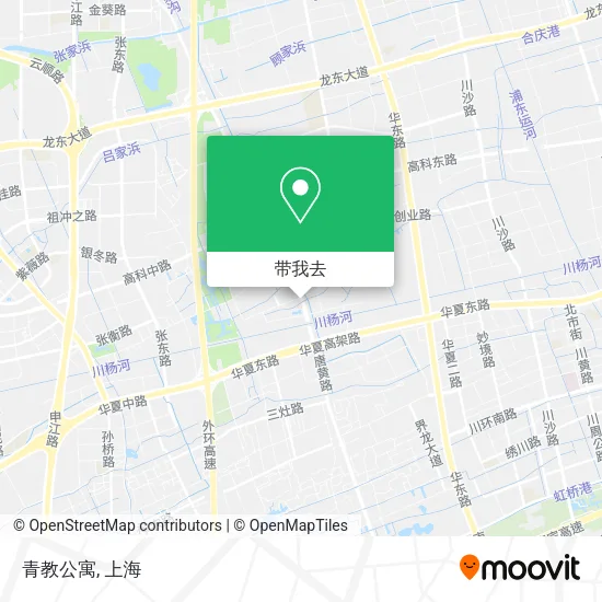 青教公寓地图