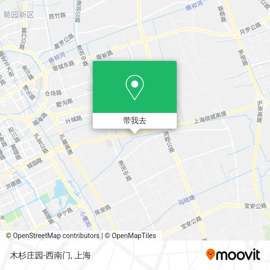 木杉庄园-西南门地图