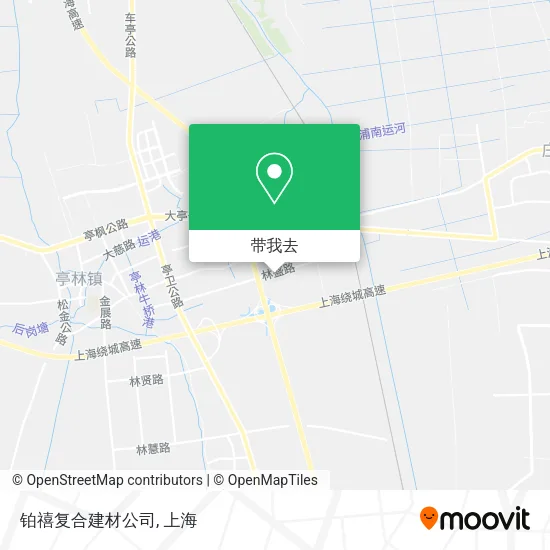 铂禧复合建材公司地图