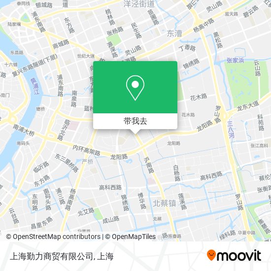 上海勤力商贸有限公司地图