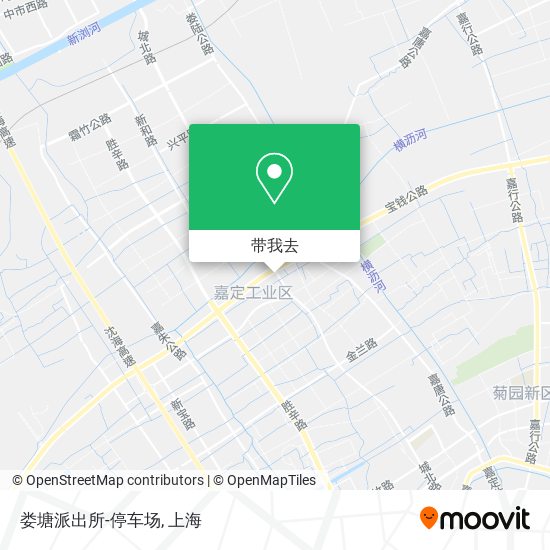 娄塘派出所-停车场地图