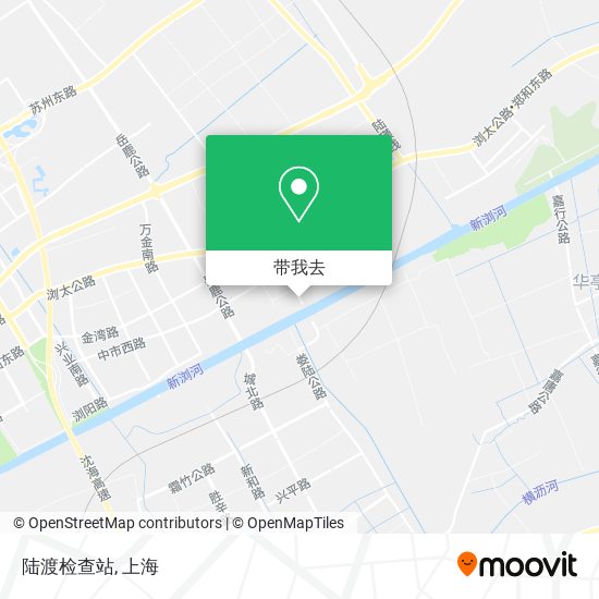 陆渡检查站地图