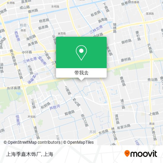 上海季鑫木饰厂地图