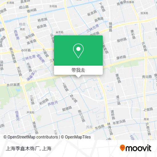 上海季鑫木饰厂地图