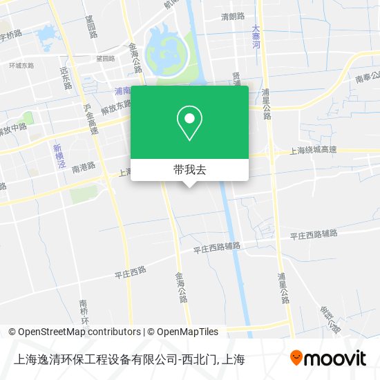 上海逸清环保工程设备有限公司-西北门地图
