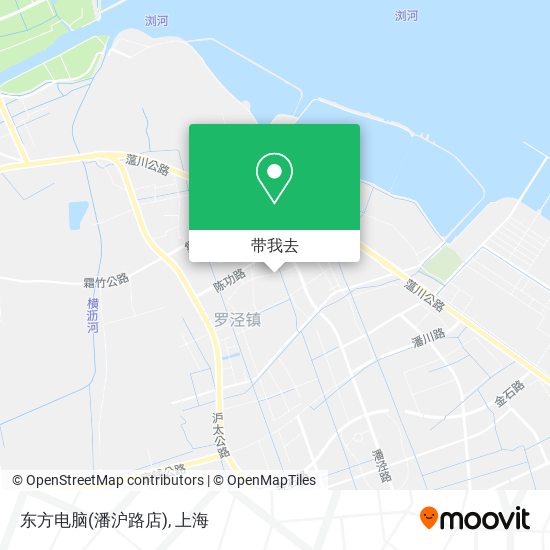 东方电脑(潘沪路店)地图