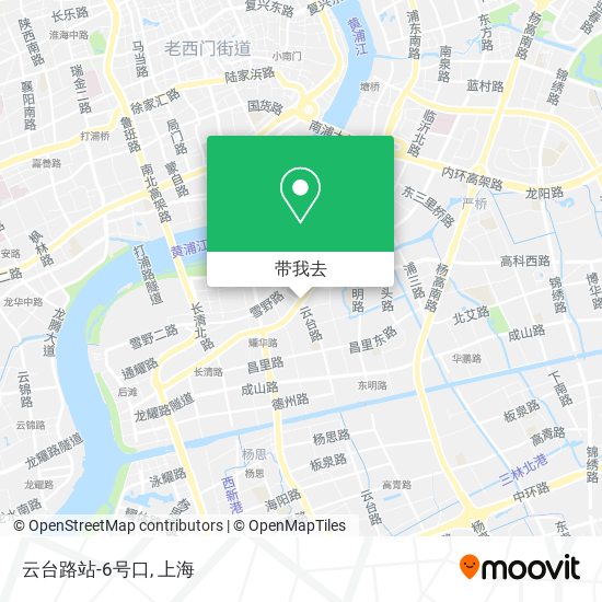 云台路站-6号口地图