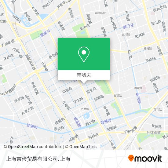 上海吉俭贸易有限公司地图