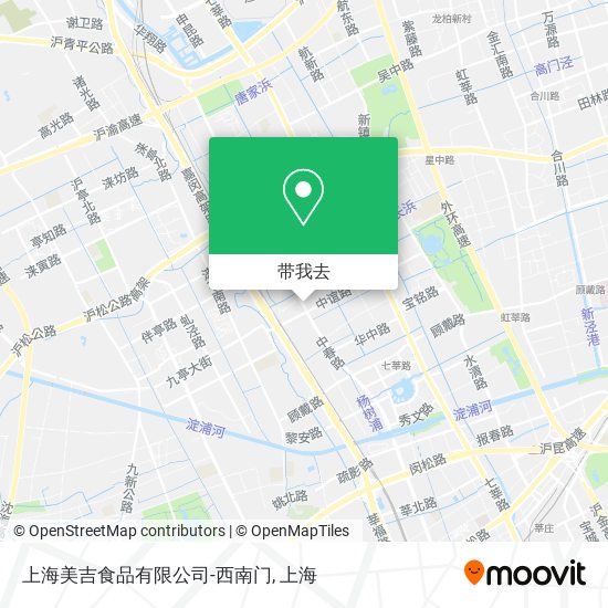 上海美吉食品有限公司-西南门地图