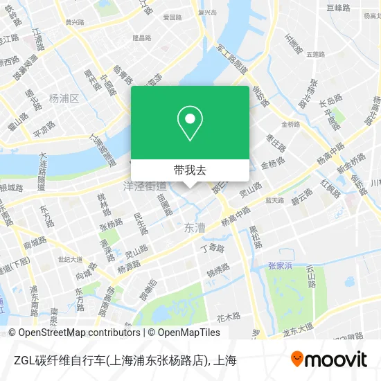 ZGL碳纤维自行车(上海浦东张杨路店)地图