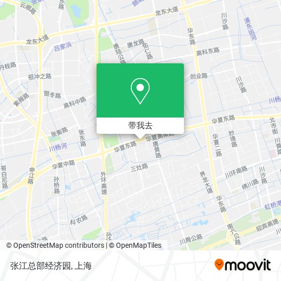 张江总部经济园地图