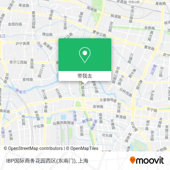 IBP国际商务花园西区(东南门)地图