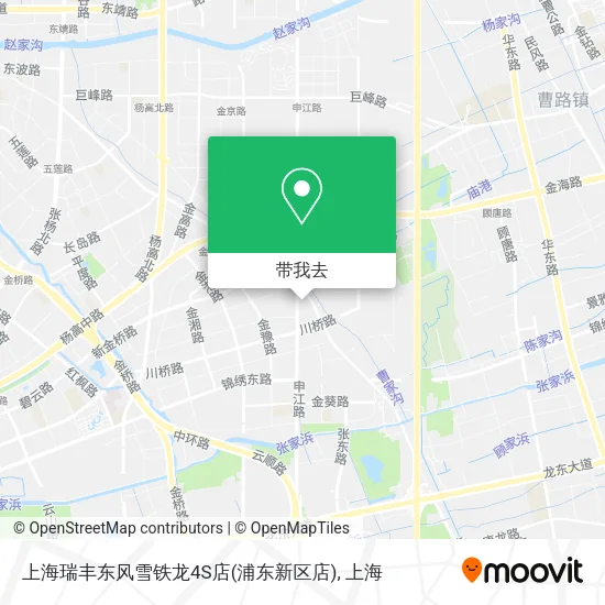 上海瑞丰东风雪铁龙4S店(浦东新区店)地图