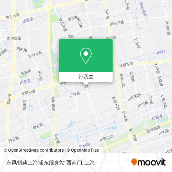 东风朝柴上海浦东服务站-西南门地图