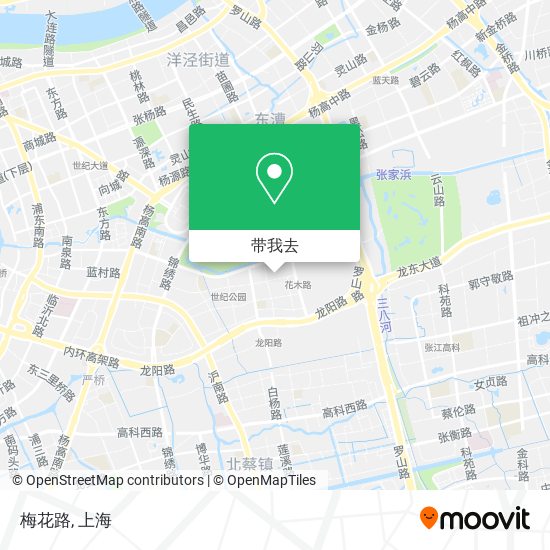 梅花路地图