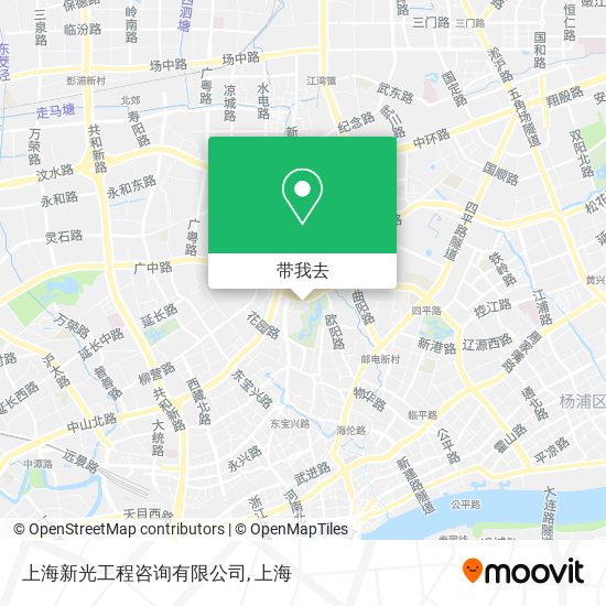 上海新光工程咨询有限公司地图