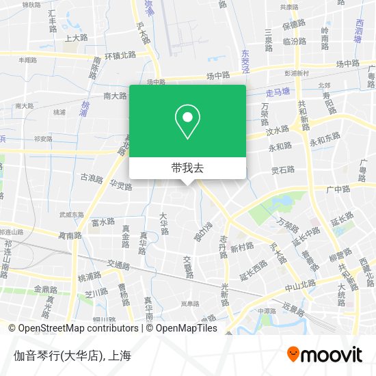 伽音琴行(大华店)地图