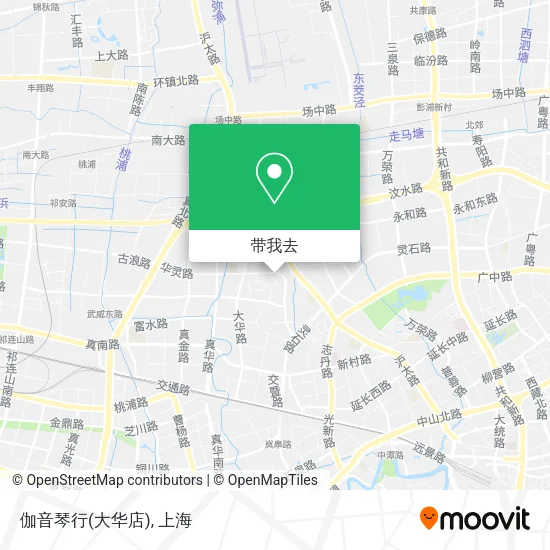 伽音琴行(大华店)地图