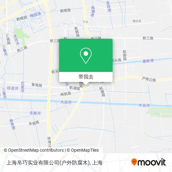 上海帛巧实业有限公司(户外防腐木)地图