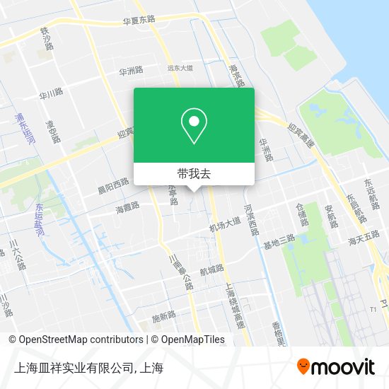 上海皿祥实业有限公司地图