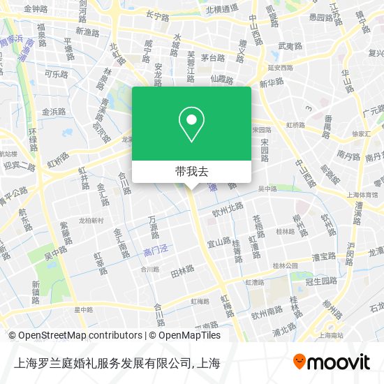 上海罗兰庭婚礼服务发展有限公司地图