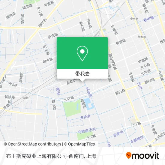 布里斯克磁业上海有限公司-西南门地图
