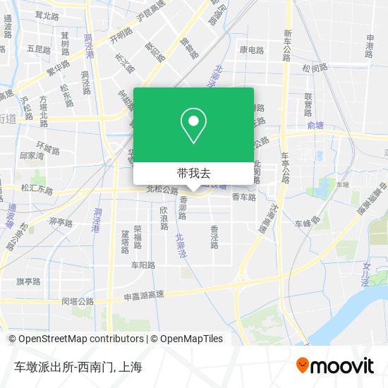 车墩派出所-西南门地图
