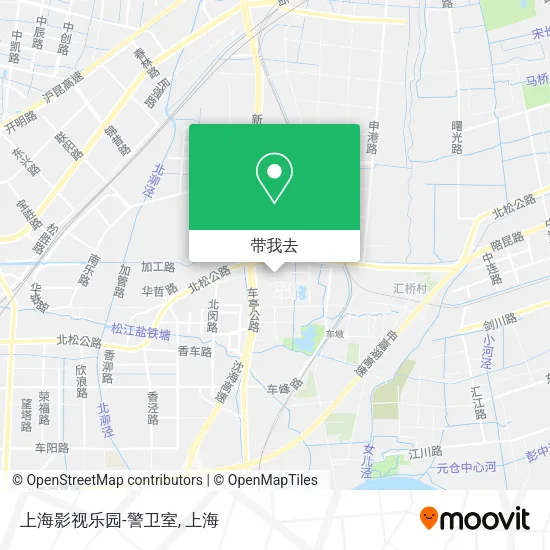 上海影视乐园-警卫室地图