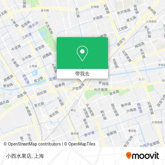 小西水果店地图