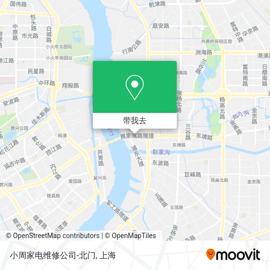 小周家电维修公司-北门地图