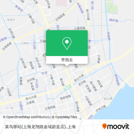 菜鸟驿站(上海龙翔路金域蔚蓝店)地图