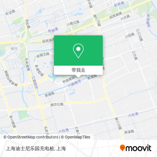 上海迪士尼乐园充电桩地图
